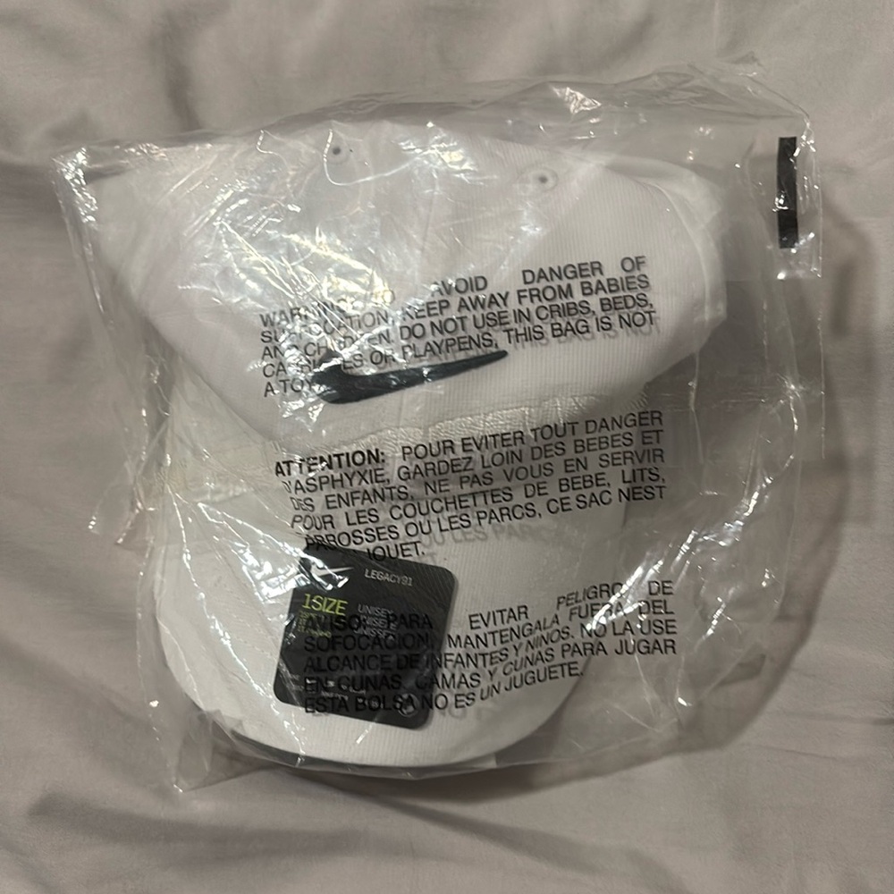 New in bag, Nike hat